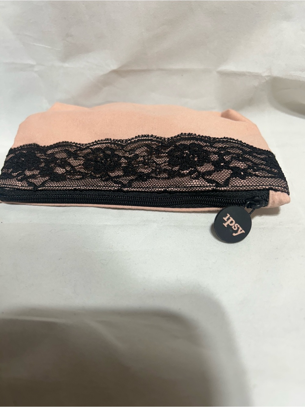 IPSY February 2018 Glam Bag Pink & Black Lace Makeup Pouch - Picture 4 of 6